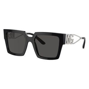 New Dolce & Gabbana Black Square DG4446B 501/87 Sunglasses Women